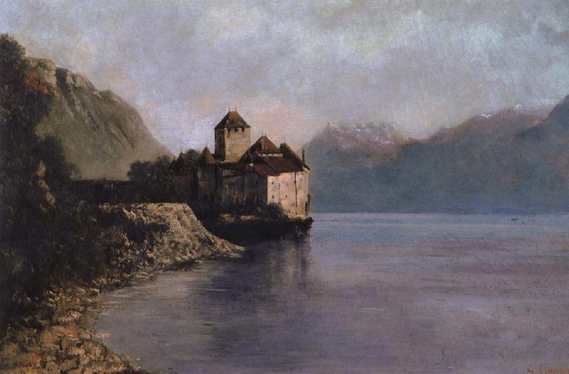 Gustave Courbet The Chateau de Chillon oil painting image